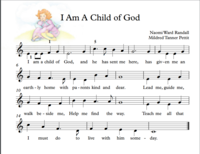 EASY PIANO - I Am a Child of God (Big notes)