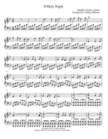 Oh Holy Night violin duet - : High quality ChristianLDS hymn  arrangement sheet music downloads