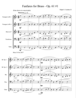 "Fanfares for Brass (Op.61) - 1"