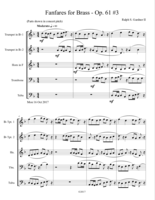 "Fanfares for Brass (Op.61) - 3"