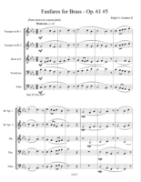 "Fanfares for Brass (Op.61) - 5"