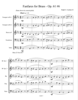 "Fanfares for Brass (Op.61) - 6"