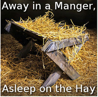 Away In a Manger, Asleep on the Hay (piano/organ/violins/flute)