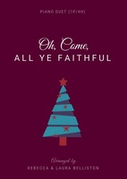 Oh, Come All Ye Faithful (Piano Duet 1P/4H)