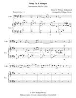 CELLO - Away In a Manger