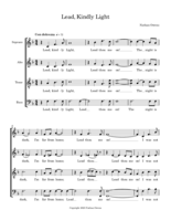 Lead Kindly Light - SATB