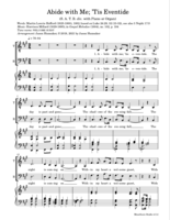 Abide With Me, Tis Eventide / Conmigo quédate, Señor
