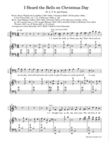 I Heard The Bells On Christmas Day / Campanas de Navidad