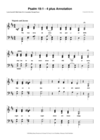 Psalm 19:1-4 plus Annotation
