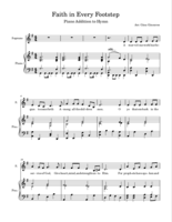 Faith in Every Footstep_Piano, Organ, Choir, Congregation
