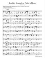 Brightly Beams Our Father's Mercy / Brillan rayos de clemencia