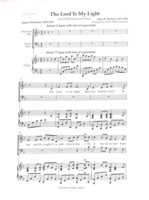 The Lord Is My Light- Key of F, Youth Arrangement