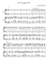 Agua viva, pan de vida