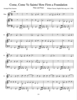 Come, Come Ye Saints-How Firm a Foundation