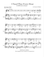 I Need Thee Every Hour