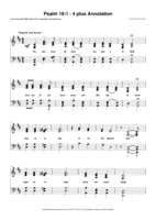 Psalm 19:1-4 plus Annotation