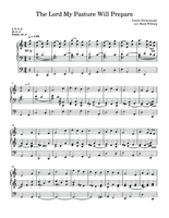 The Lord My Pasture Will Prepare