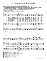 O Come, O Come, Emmanuel / Oh Ven, Oh Ven, Emanuel