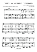 When I Am Baptised and Confirmed