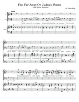 Far, Far Away on Judea's Plains