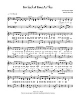 For Such A Time As This