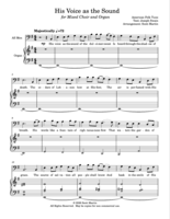 His Voice as the Sound