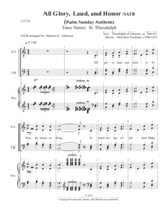 All Glory, Laud, and Honour