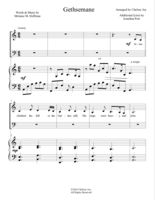 Gethsemane - SATB - Key of Am