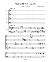 "Entreat Me Not" (Op. 83)
