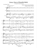 Jesus, Once of Humble Birth