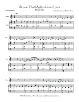 I Know That My Redeemer Lives