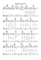 Andaré con Cristo - acordes de guitarra