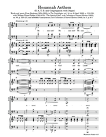 Hosannah Anthem