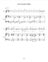 Come Unto Jesus/Jesus the Very Thought of Thee Medley