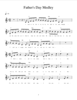 The Dearest Names/God Gave Us Families/My Father's Love Medley