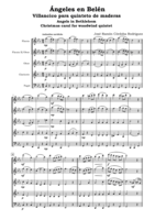 Ángeles en Belén. Villancico para quinteto de maderas.