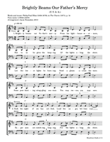 Brightly Beams Our Father's Mercy / Brillan rayos de clemencia