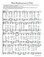 What Wondrous Love Is This!