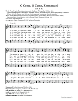 O Come, O Come, Emmanuel / Oh Ven, Oh Ven, Emanuel