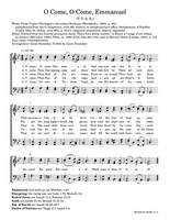 O Come, O Come, Emmanuel / Oh Ven, Oh Ven, Emanuel